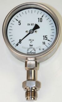 (015A) Piston Type Diaphragm Seal Gauge